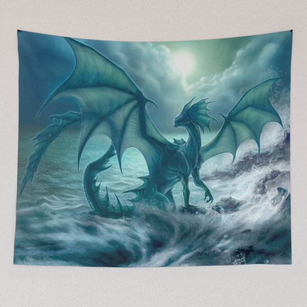 Item preview, Dark Dragon on the Beach designed and sold by piyastudios.