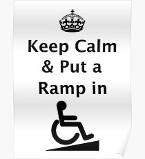 Keep Calm & Put a Ramp in Poster