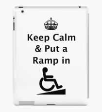 Keep Calm & Put a Ramp in iPad Case/Skin