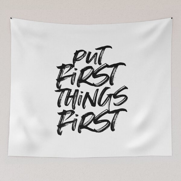 Item preview, Put First Things First designed and sold by DayProvement.