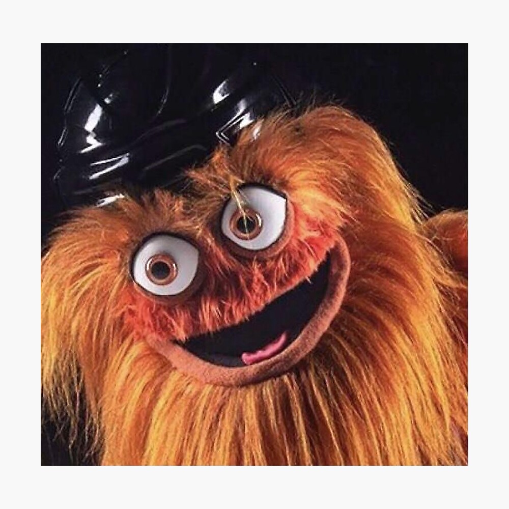 Flyers New Mascot "Gritty" Poster for Sale by WittyFox