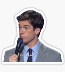 First Off, No. Sticker