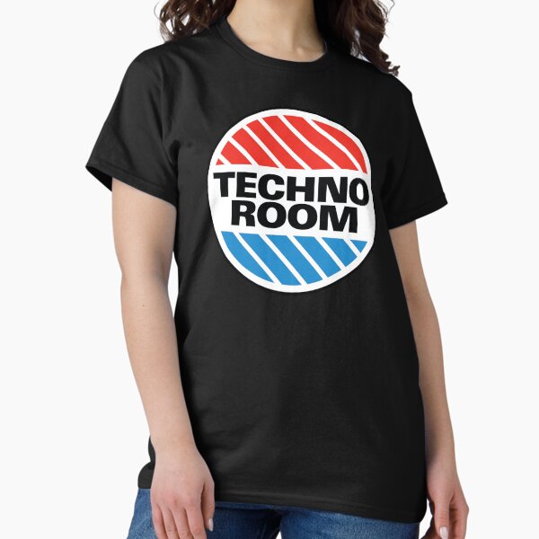 Vista previa del artículo con la obra «Sala tecno», diseñado y vendido por flipfloptees.