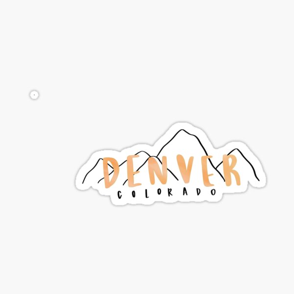 Item preview, Denver, Colorado Sticker designed and sold by zoe calyer.