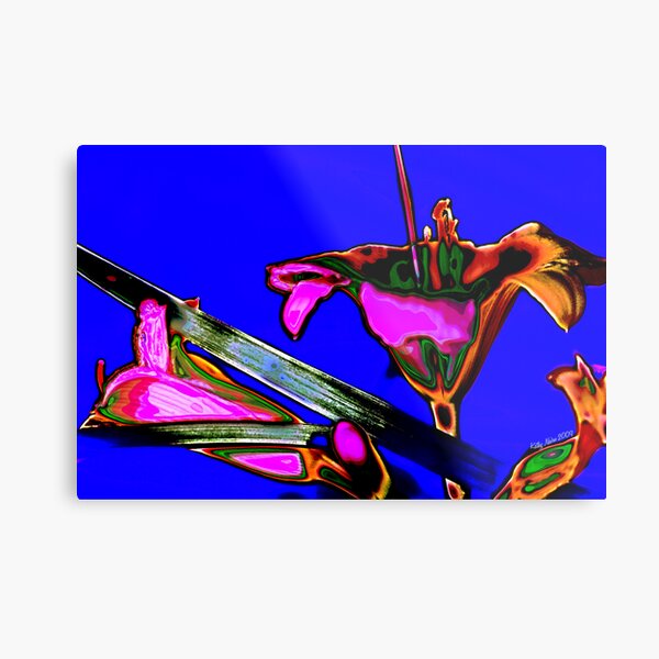 Vivid DayLillies Metal Print