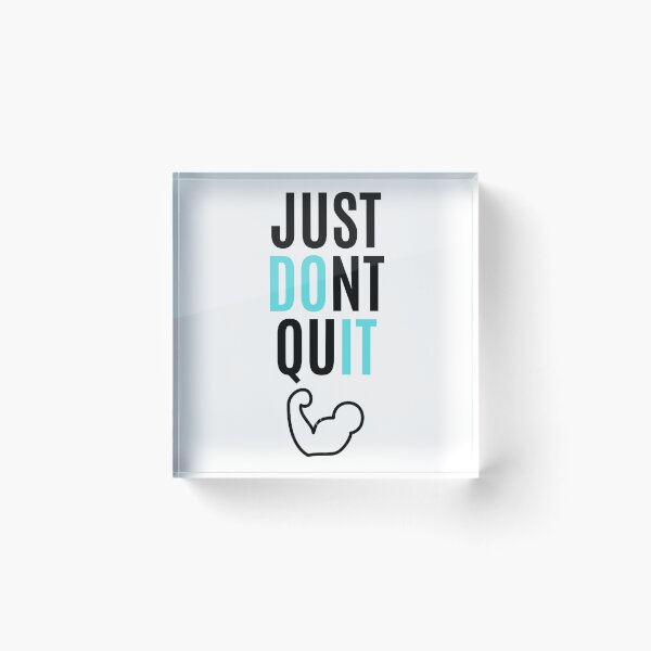 Item preview, Just Don't Quit / Do It designed and sold by Echo Store.