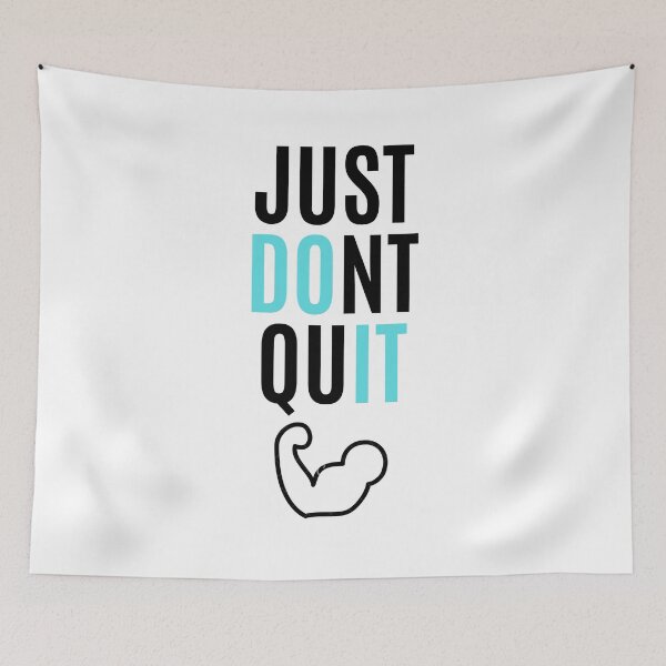 Item preview, Just Don't Quit / Do It designed and sold by Echo Store.