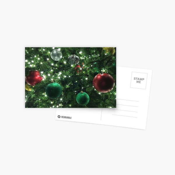 Christmas Baubles Postcard