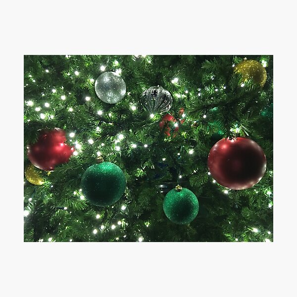 Christmas Baubles Photographic Print