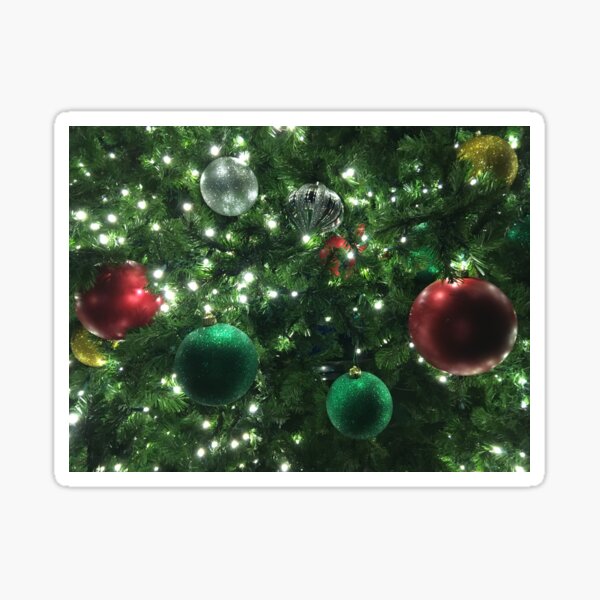 Christmas Baubles Sticker