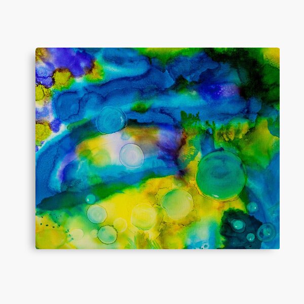 Saturn Galaxy - Abstract Canvas Print