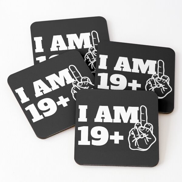 Item preview, I am 19 + Middle Finger Funny 20 Twenty Birthday designed and sold by elhefe.