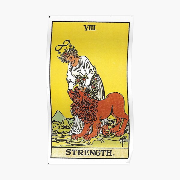 Strength Tarot Poster