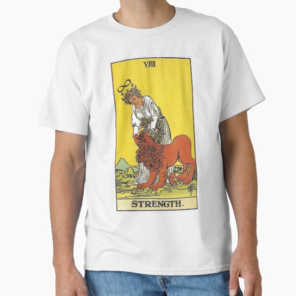 Vista previa del artículo con la obra «Tarot de la fuerza», diseñado y vendido por Phantastique Boutique.
