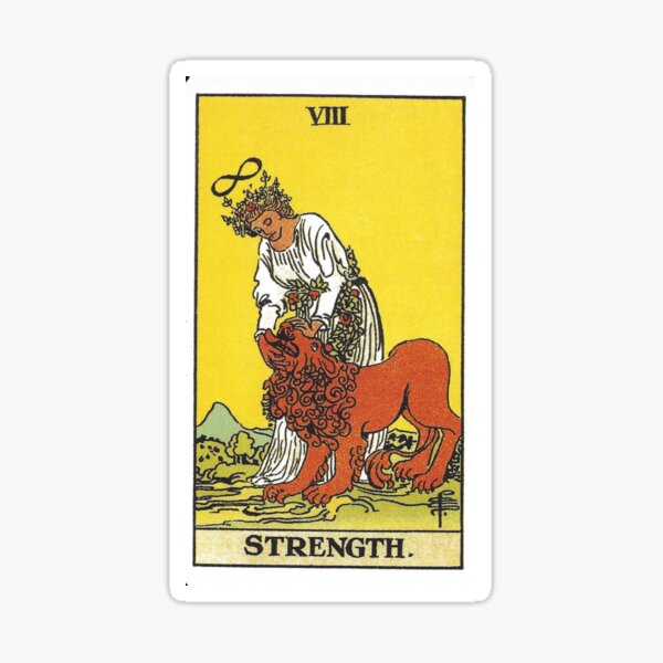 Item preview, Strength Tarot designed and sold by Phantastique Boutique.