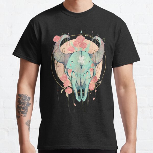 Pastel Bull Skull Classic T-Shirt