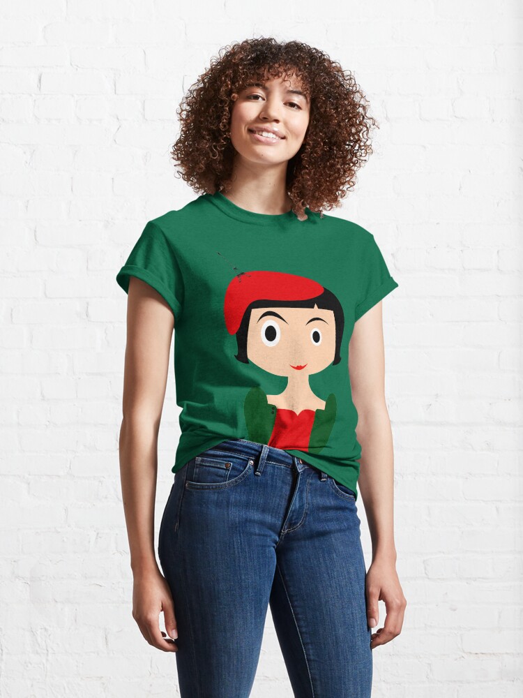 Vista alternativa de Camiseta clásica Amelie