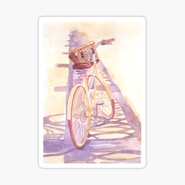 Summer bicycle Sticker