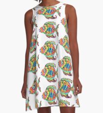 Funky Fish A-Line Dress
