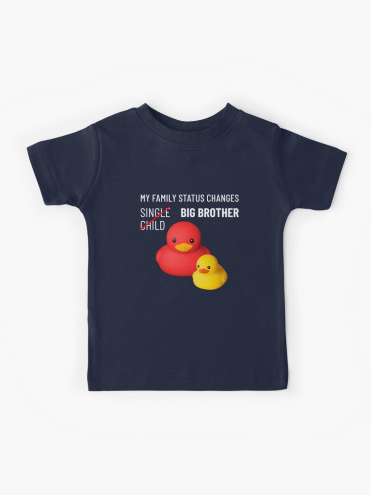 Brother funny baby announcement cute rubber ducks