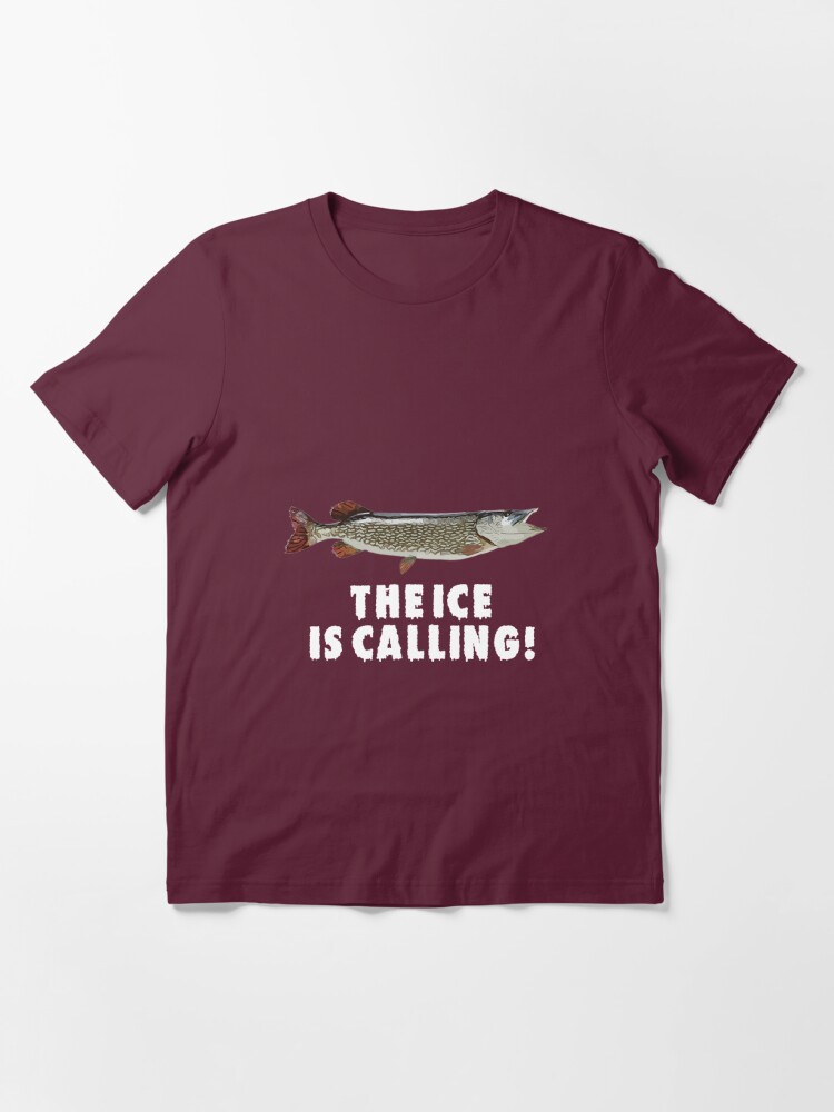 Funny Ice Fishing Designs Essential T-Shirt for Sale by spinningvisions