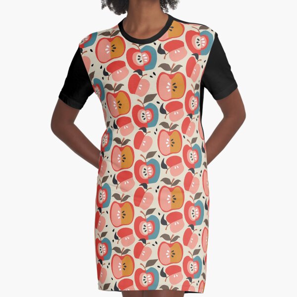 Good Apple Graphic T-Shirt Dress