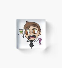 Act Two Elder Kevin Price Chibi Icon Acrylic Block