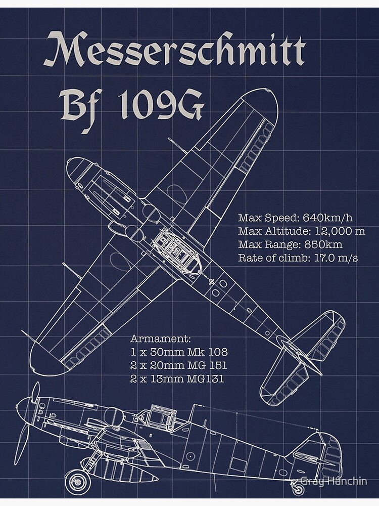Messerschmitt Bf 109 Blueprint
