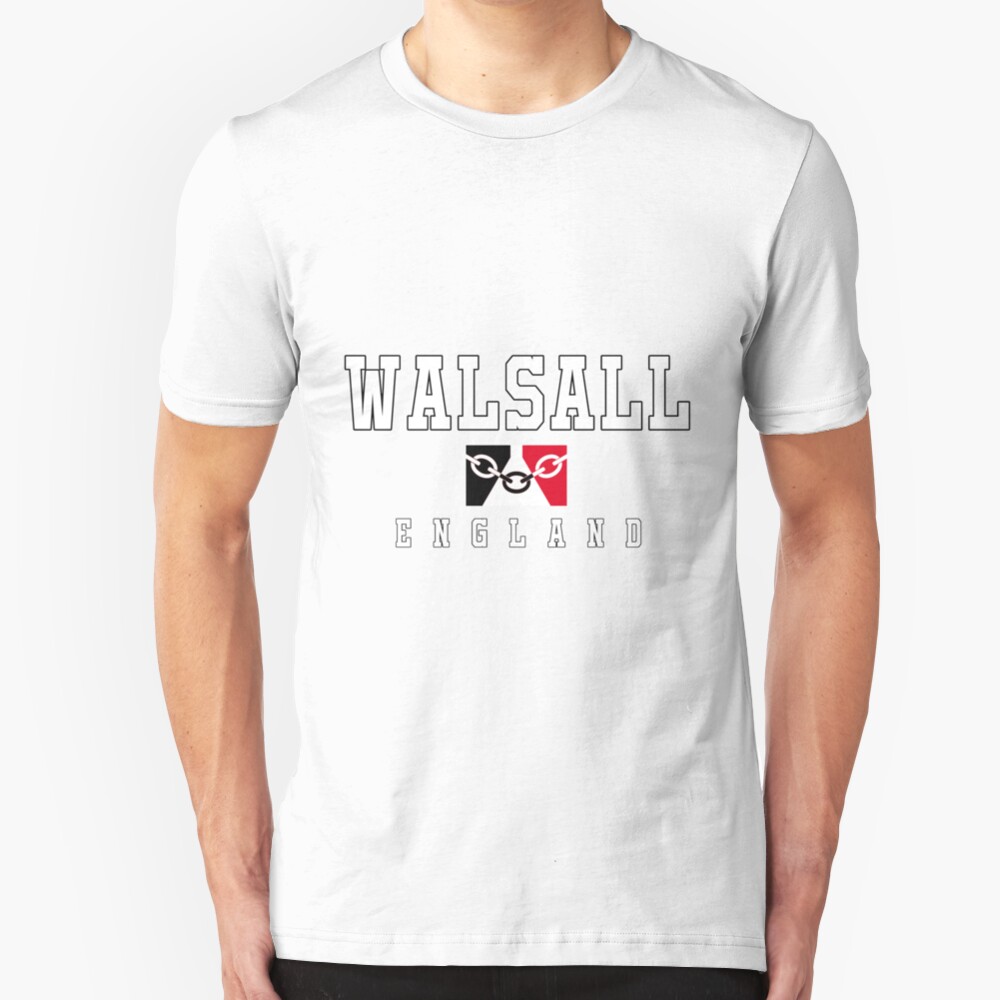Walsall - Black Country Flag Slim Fit T-Shirt