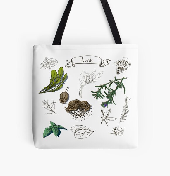 Item preview, illustration set with hand drawn herbs designed and sold by Olga Berlet.