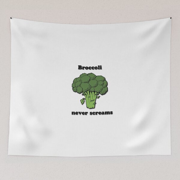 Item preview, BROCCOLI NEVER SCREAMS! GIFT IDEA FOR VEGANS. designed and sold by JamesandLuis.