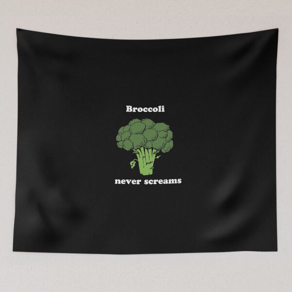 Item preview, BROCCOLI NEVER SCREAMS! GIFT IDEA FOR VEGANS. designed and sold by JamesandLuis.