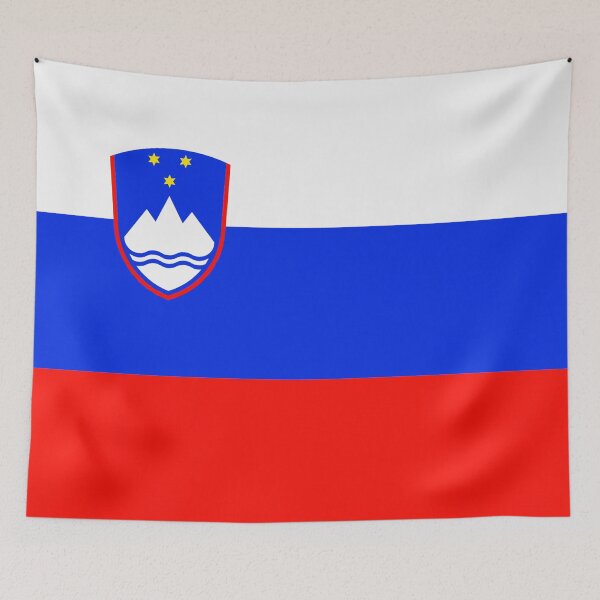 Item preview, Slovenia Flag designed and sold by YaelleDark.