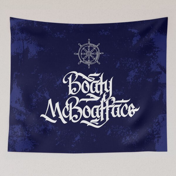 Item preview, Boaty McBoatface Funny Boat Lettering designed and sold by polliadesign.