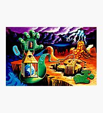 Trippy Psychedelic Visionary Surreal Psy Art titled “The Practical Deception” by Vincent Monaco. Photographic Print