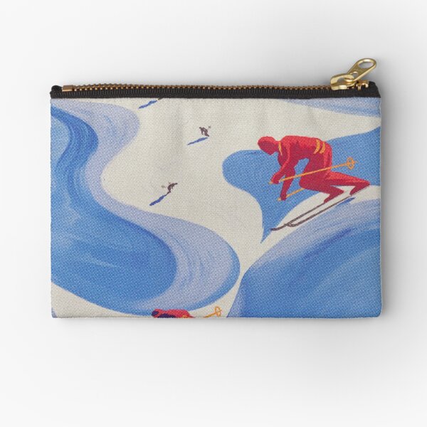 Item preview, Winters Sports, France, Vintage Ski Travel Poster designed and sold by vintagevivian.