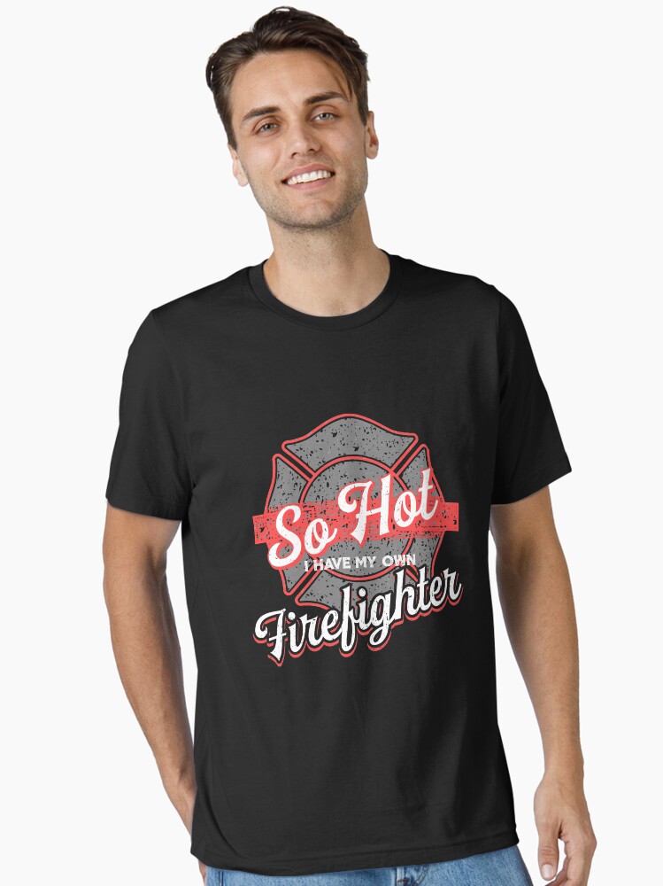 Thumbnail 1 von 7, Essential T-Shirt, I Have My Own Firefighter - Firefighter Gift designt und verkauft von yeoys.