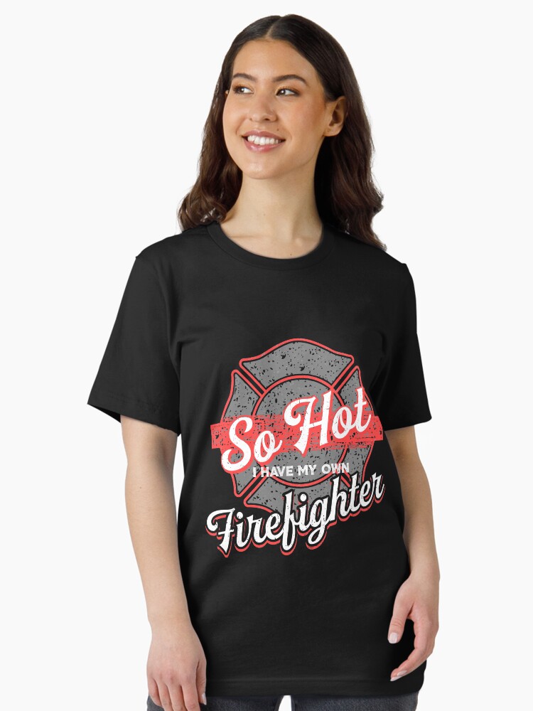 Thumbnail 2 von 7, Essential T-Shirt, I Have My Own Firefighter - Firefighter Gift designt und verkauft von yeoys.