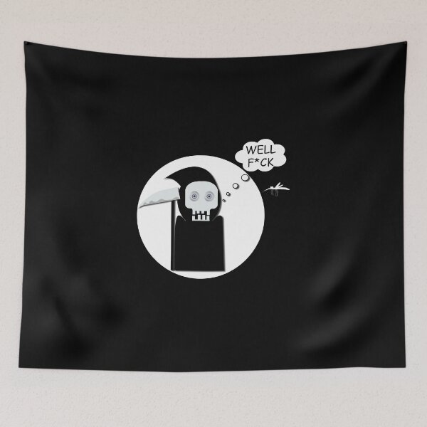 Item preview, GRIM REAPER SCARED OF MOSQUITO! GIFT IDEA designed and sold by JamesandLuis.