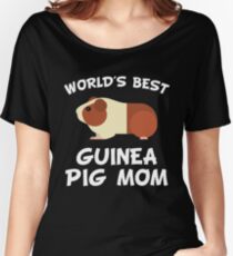 World's Best Guinea Pig Mom T-shirts coupe relax