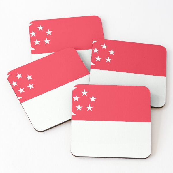 Item preview, Singapore Flag designed and sold by YaelleDark.