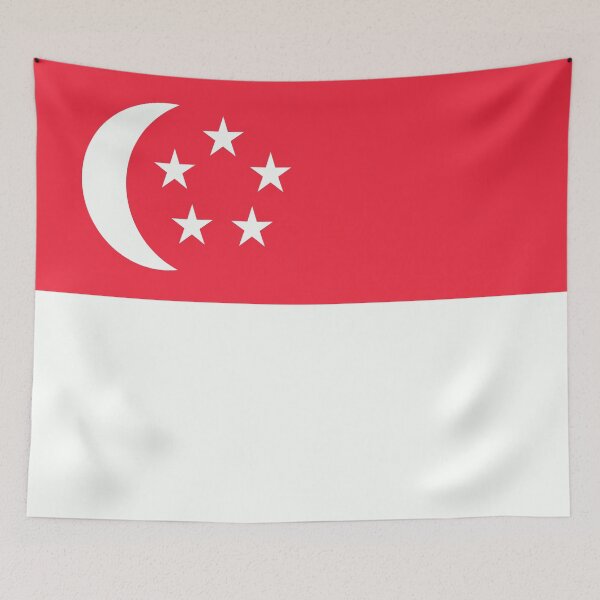 Item preview, Singapore Flag designed and sold by YaelleDark.