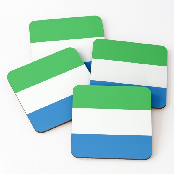 Item preview, Sierra Leone Flag designed and sold by YaelleDark.