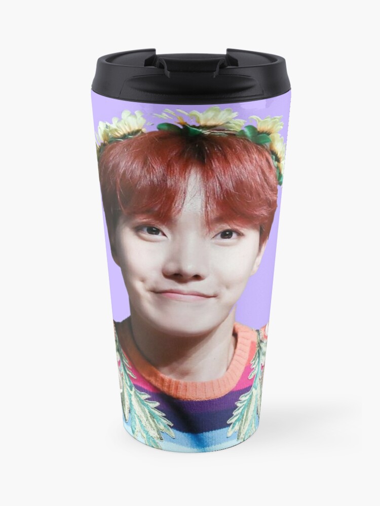 Bts J Hope Smiling With Dimples Travel Mug By Carrieyung Redbubble