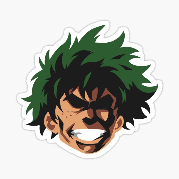 MIDORIYA IZUKU DEKU EAT THIS ALL MIGHT Sticker