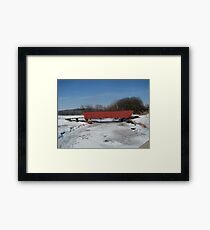 Cedar Covered Bridge Framed Print