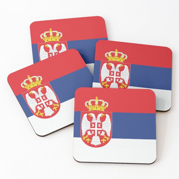 Item preview, Serbia Flag designed and sold by YaelleDark.