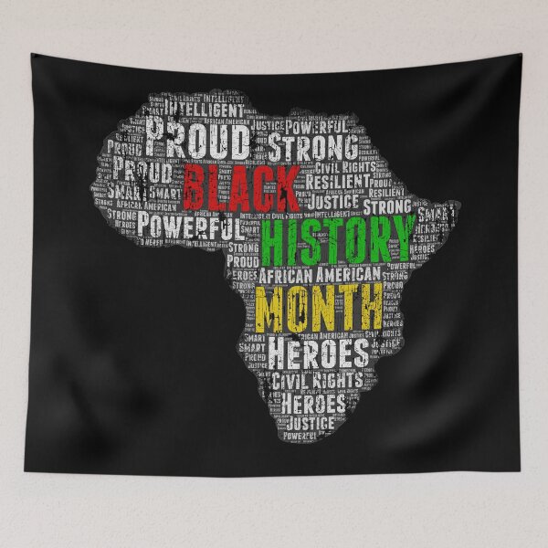 Item preview, Black History Month Africa Continent designed and sold by blackartmatters.