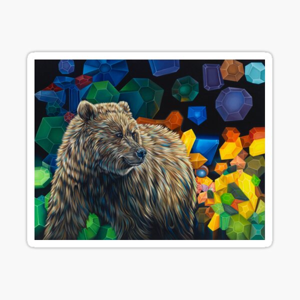Crystal Bear Sticker
