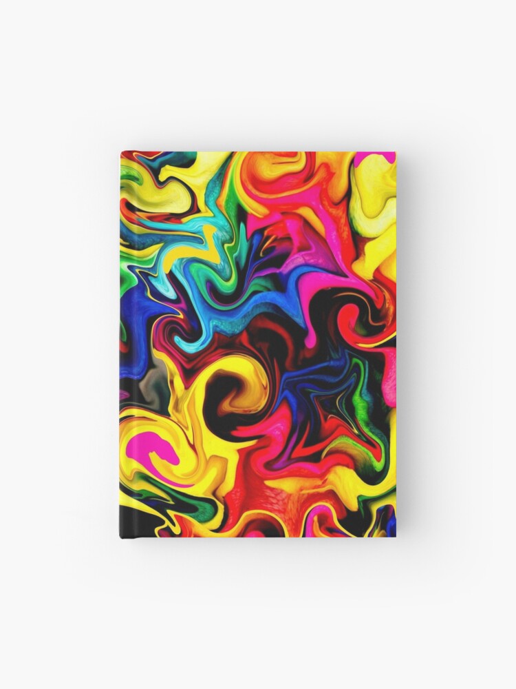 Colorful Cubizm Painting Suitcase Cover Abstract Colorful Rainbow